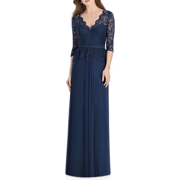 Jenny packham lux chiffon gown Clearance